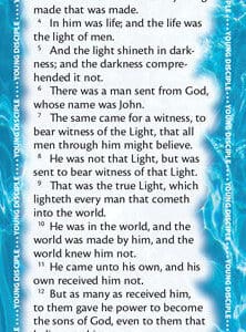 Project: Memory Bookmark (John 1:1–14)