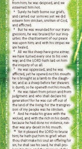 Project: Memory Bookmark (Isaiah 53)