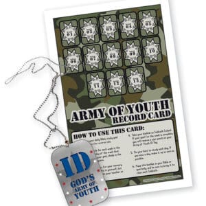 Incentive device: Army of Youth ID Tags