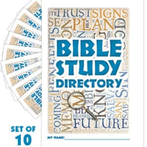 Bible Study Directory Booklet (Set of 10)