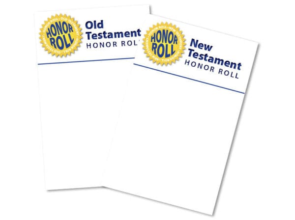 Honor Rolls in color: Old and New Testaments
