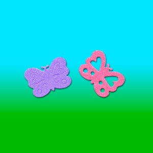 Garden of Prayer - Extra 100 colorful, pre-cut, self-adhesive foam buttlerflies, 1 - 2"