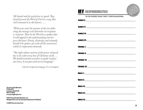 Training Manual for Young Evangelists, Quarter 1 - Image 3