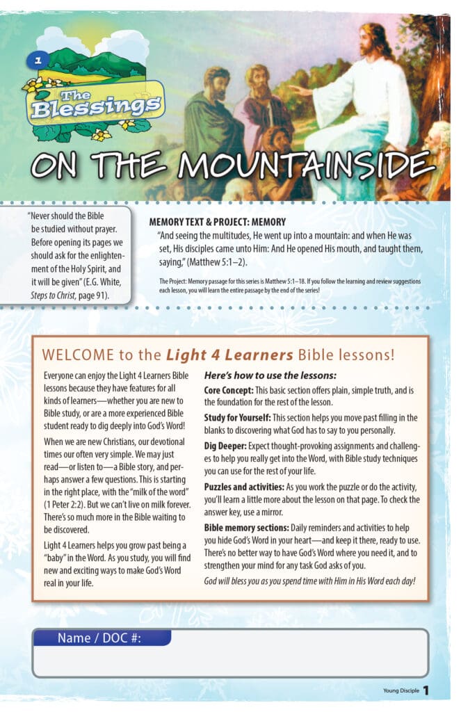 The Blessings Lesson 1.indd